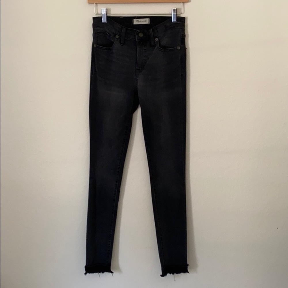 Madewell 9” High-Rise Skinny Black Jeans - Size 25